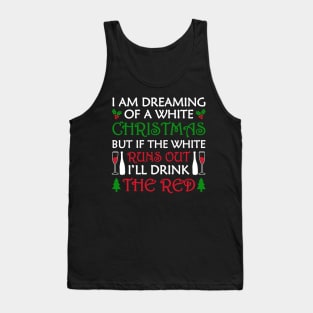 Red and White Christmas Tank Top